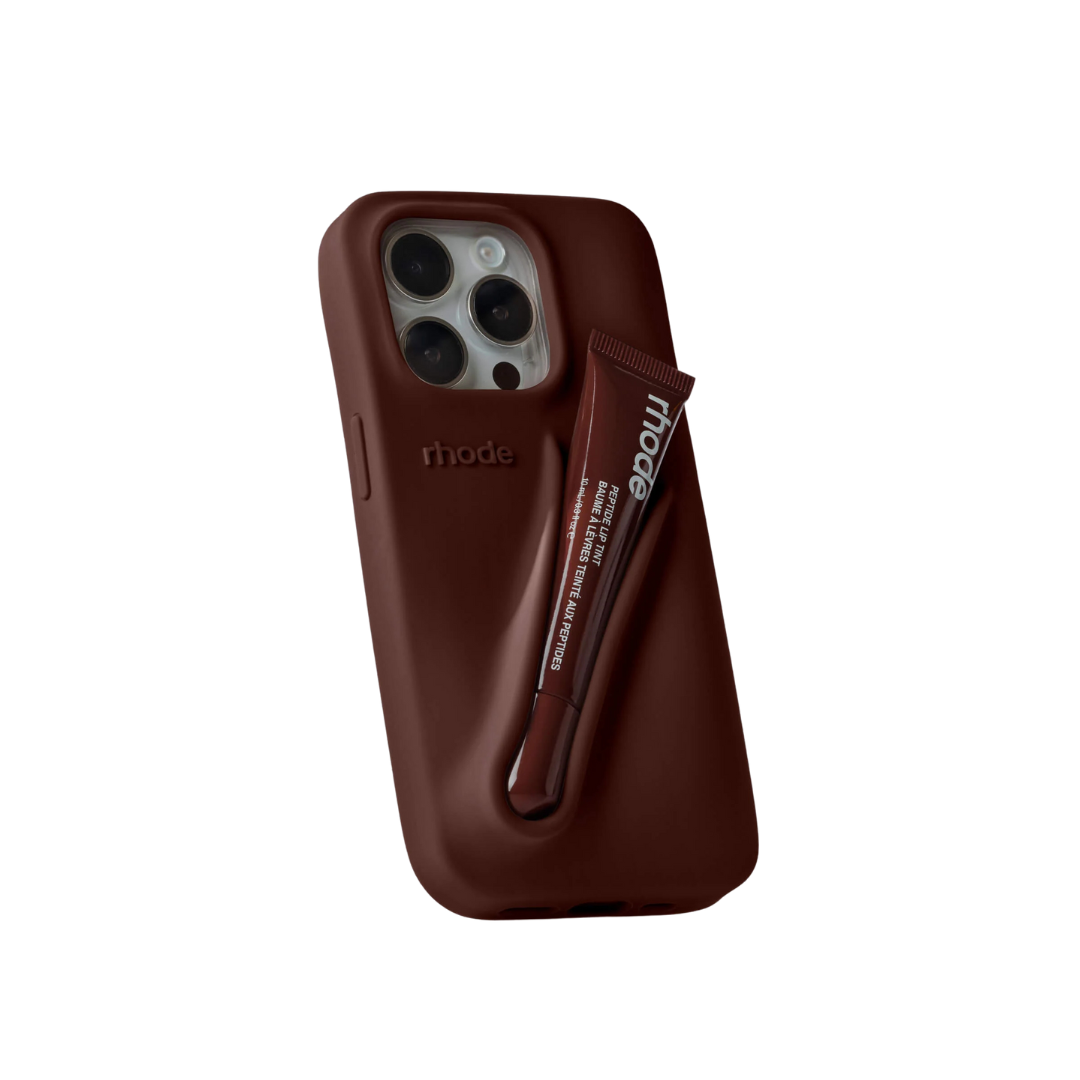 Rhode Fall Lip Case Espresso - Ikoniczne Etui na telefon