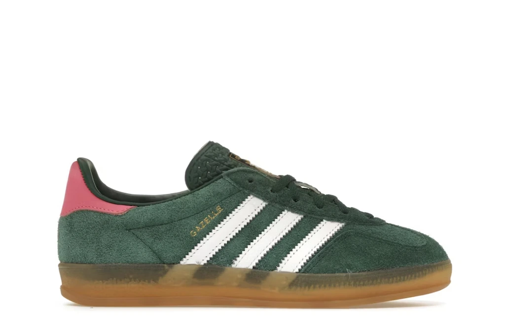 adidas Gazelle Indoor Collegiate Green Lucid Pink
