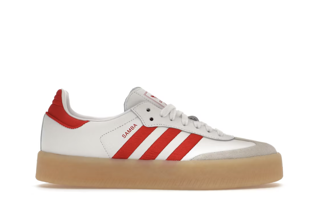 adidas Sambae White Better Scarlet Gum