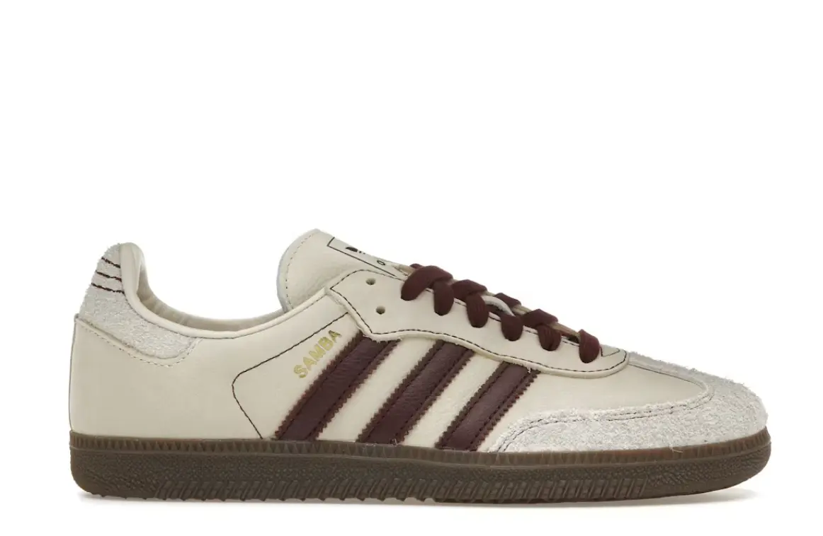 adidas Samba OG Wonder White Maroon