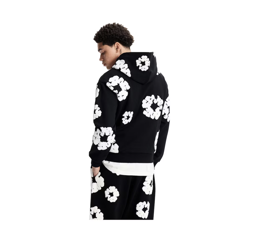 Denim Tears The Cotton Wreath Sweatshirt Black - obrazek 5