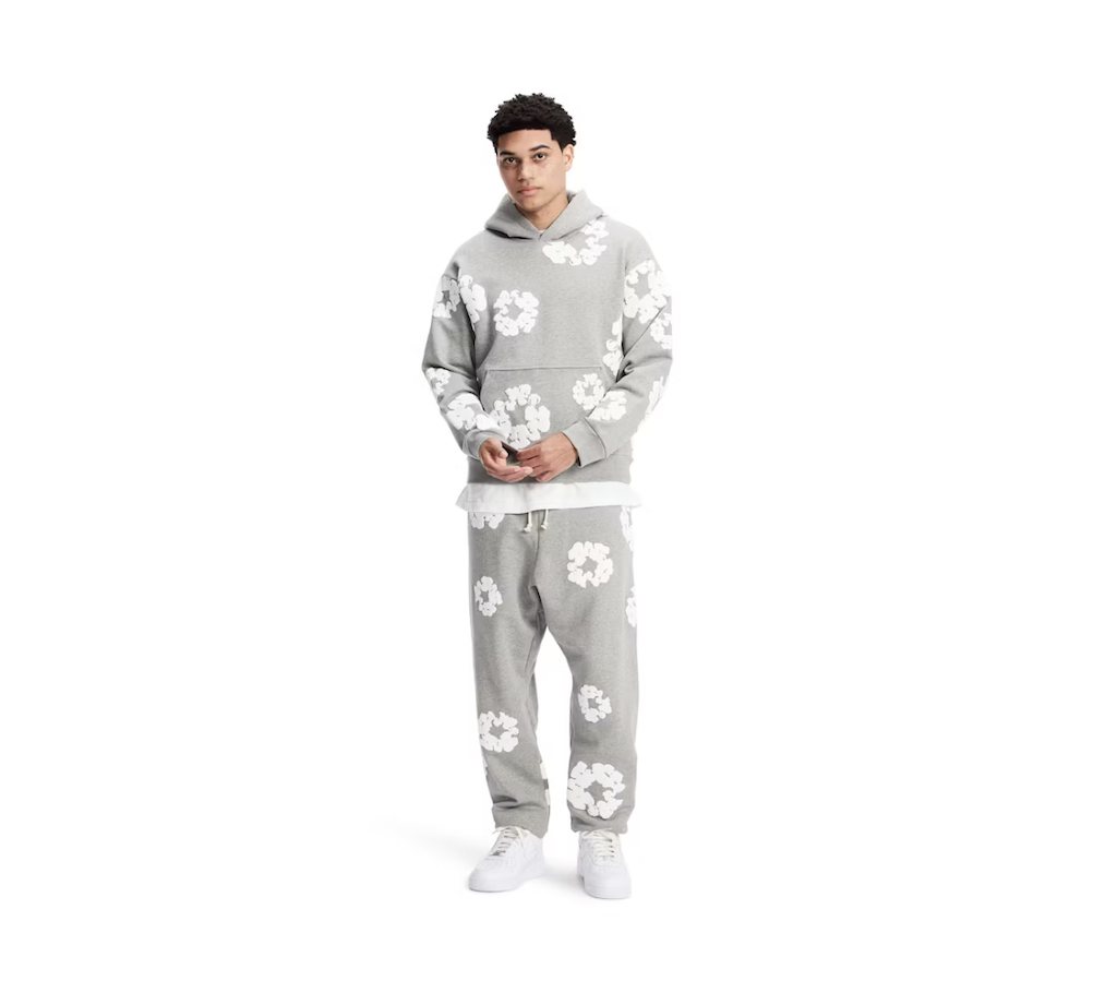 Denim Tears The Cotton Wreath Sweatshirt Grey - obrazek 4