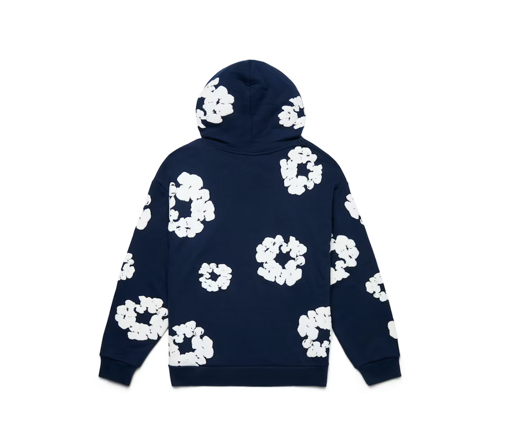 Denim Tears The Cotton Wreath Sweatshirt Navy - obrazek 2