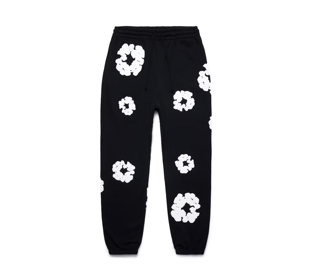 Denim Tears The Cotton Wreath Sweatpants Black
