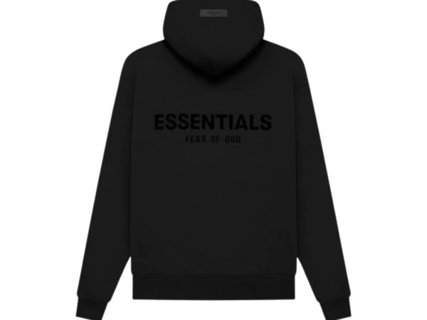 Fear of God Essentials Pullover Chest Logo Hoodie Stretch Limo/Black