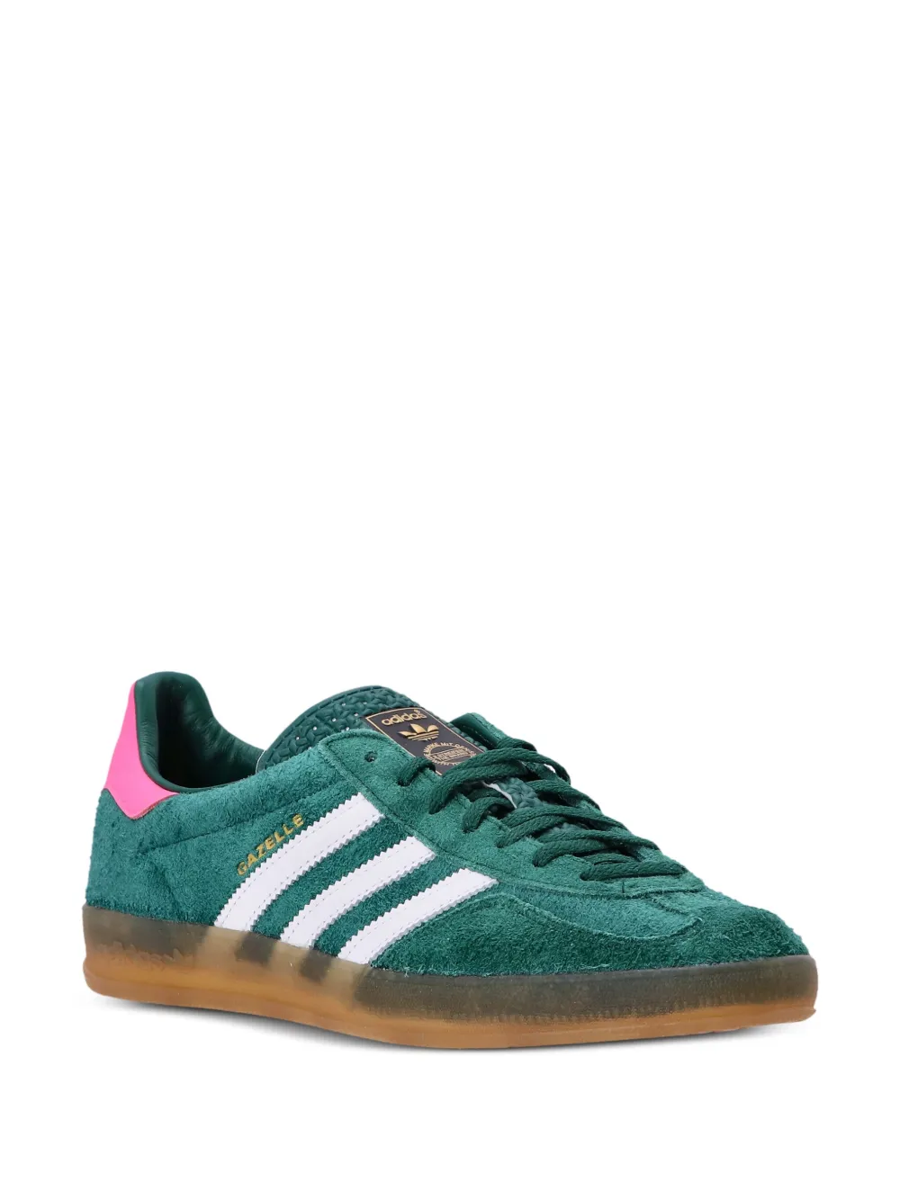 adidas Gazelle Indoor Collegiate Green Lucid Pink - obrazek 3
