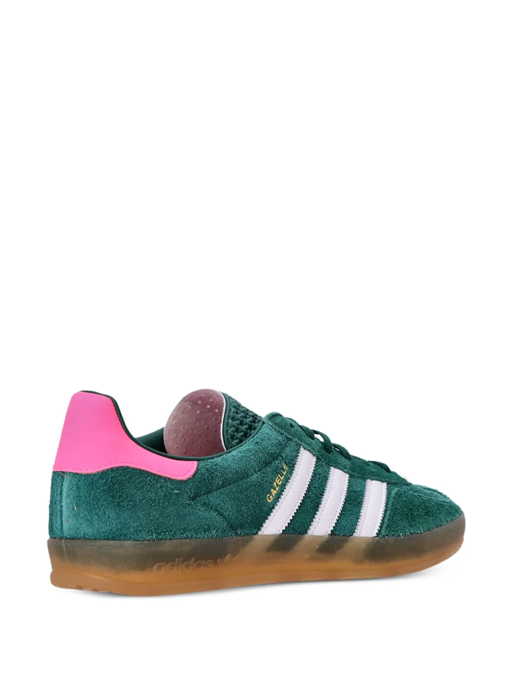 adidas Gazelle Indoor Collegiate Green Lucid Pink - obrazek 4