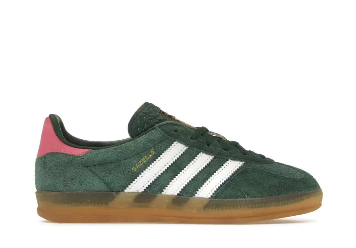 adidas Gazelle Indoor Collegiate Green Lucid Pink