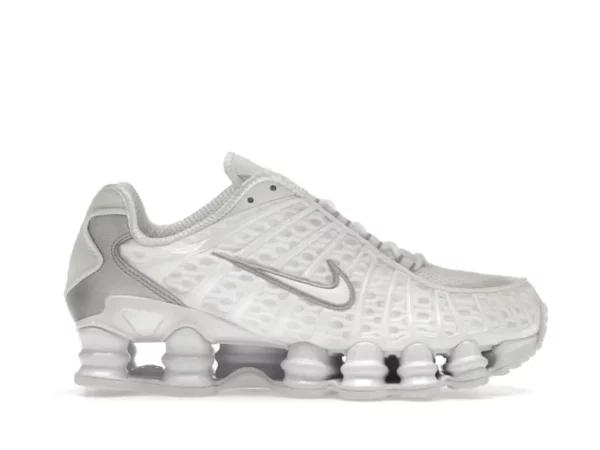 Nike Shox TL White Metallic Silver Max Orange