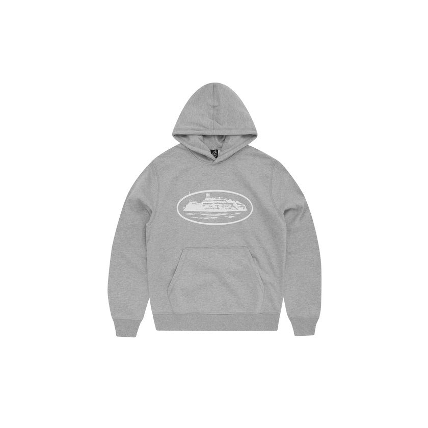 Corteiz Alcatraz Hoodie Heather Grey 2024