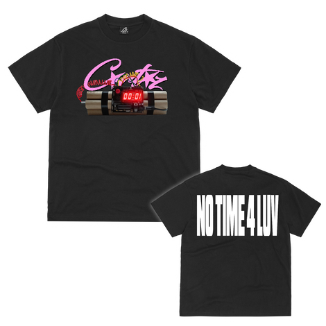 Corteiz No Time 4 Luv Tee Black