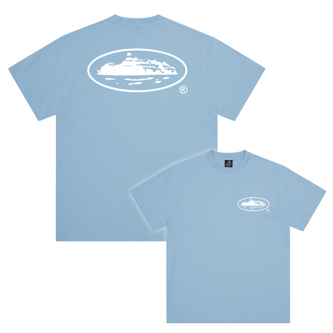 Corteiz OG Island Tee Baby Blue