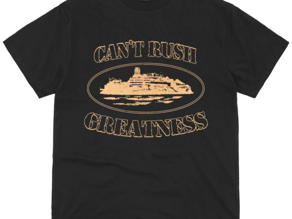Corteiz x Central Cee Can’t Rush Greatness Tee Black