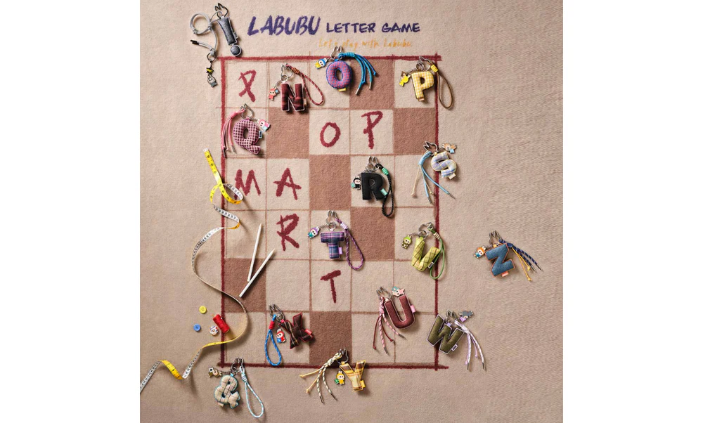 POP MART LABUBU THE MONSTERS Pin for Love Series- Letter Pendant Blind Box (N-Z) - obrazek 2