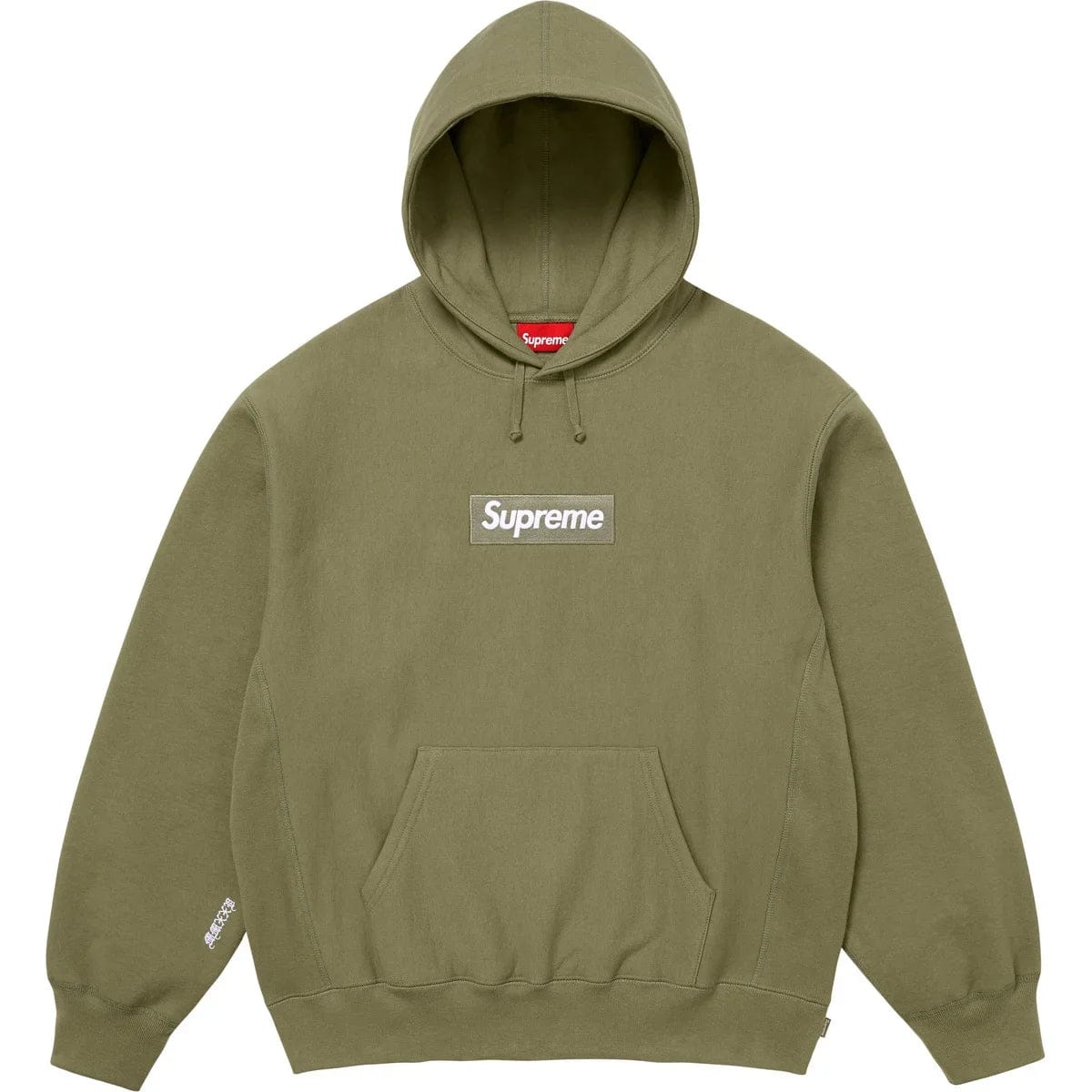 Supreme Box Logo Hooded Sweatshirt Olive (FW25)