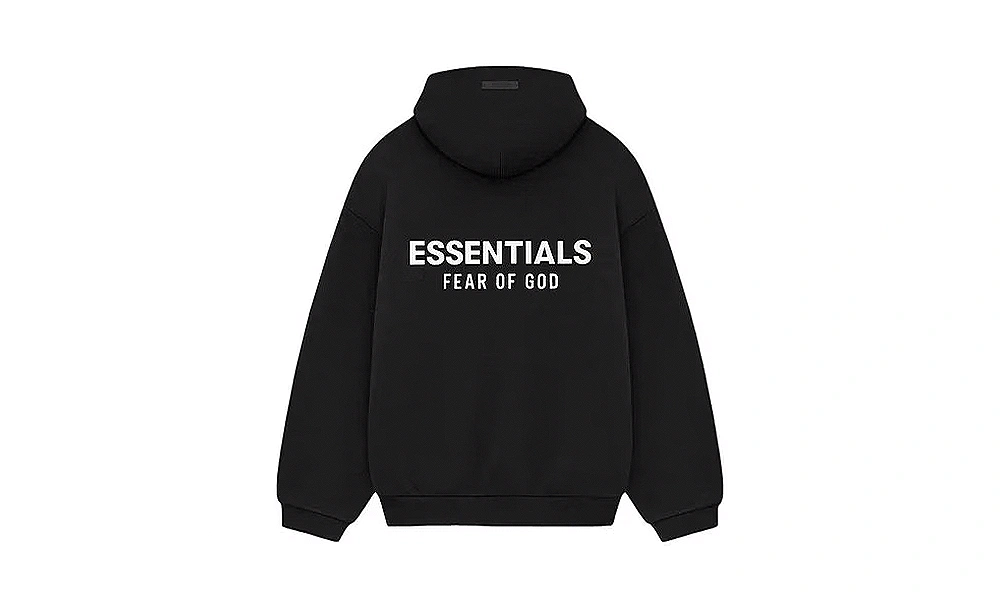 BLUZA FEAR OF GOD ESSENTIALS FLEECE HOODIE BLACK (FW24)